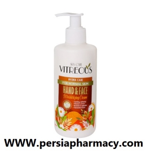 کرم مرطوب کننده پمپی دست و صورت مخصوص پوست معمولی 250 گرم ویتروس Vitreous