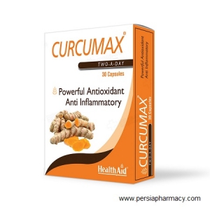 کپسول هلث اید کمک به کاهش درد و التهاب مفاصل 30 عددی کورکومکس HEALTHAID CURCUMAX