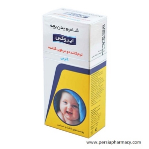 شامپو بدن بچه نرم کننده و مرطوب کننده کرمی مناسب پوست های خشک و حساس 200 گرم ایروکس IROX