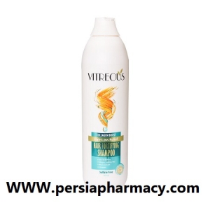 شامپو تقویت کننده موی سر 400 گرمی ویتروس Vitreous