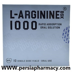 ویال ال آرژینین 1000 بی اس کی 10 عدد BSK