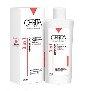 شامپو ۱×۳ سریتا مناسب خانمها (نرم‌کننده، حالت‌دهنده و تقویت‌کننده) Cerita