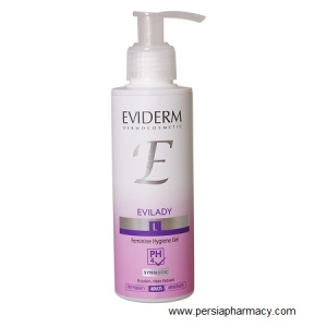 ژل بهداشتی بانوان مناسب افراد بالغ اوی لیدی 150 میلی لیتر اویدرم EVIDERM