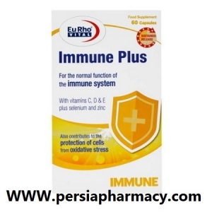 کپسول ایمون پلاس یوروویتال 60 عددی EurhoVital Immune Plus
