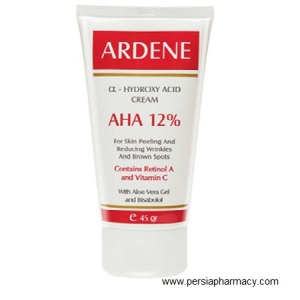کرم آلفائیدروکسی اسید ویتامینه AHA12% لایه بردار 45 گرمی آردن ARDENE