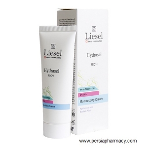 کرم مرطوب کننده و آبرسان قوی مناسب پوست خشک ریچ هیدراسل 50 میلی لیتر لایسل LIESEL