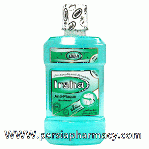 دهانشویه پاک کننده پلاک وجرم دندان 250 میلی لیتری ایرشا Irsha