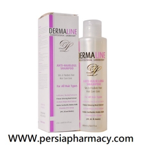 شامپو مناسب موهای دارای ریزش حجم 250 میلی لیتر درمالاین Dermaline