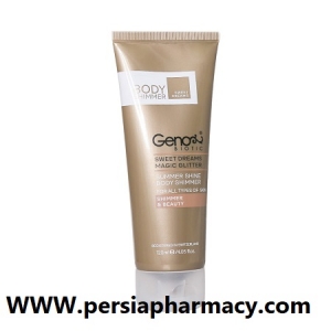 کرم براق کننده بدن حاوی اکلیل های طلایی 120 میلی لیتر ژنوبایوتیک GenoBiotic