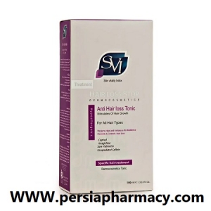 تونیک ضد ریزش و تقویت کننده موی سر مدل هرلاس استاپ 100 میلی لیتر اس وی آی SVI