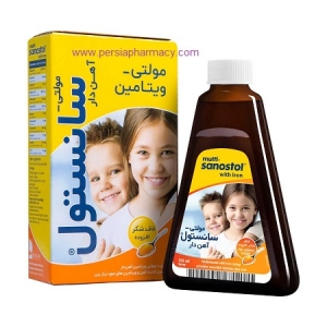 شربت مولتی سانستول با آهن  Sanostol