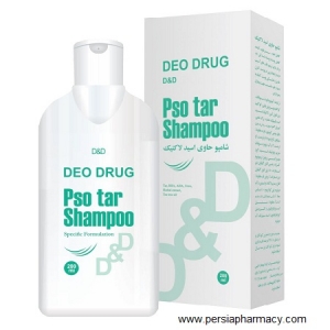 شامپو حاوی اسید لاکتیک پسوتار 200 میلی لیتر دئودراگ DEO DRUG