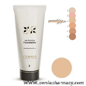کرم پودرضدچروک شماره3 spf30 حجم 40میلی لیتری سینره Cinere