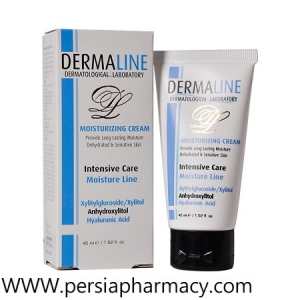 کرم مرطوب کننده پوست حجم 45 میلی لیتر درمالاین Dermaline