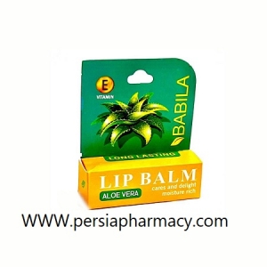 رژلب جامد نرم و براق کننده با طعم آلوئه ورا 4 گرم بابیلا Babila