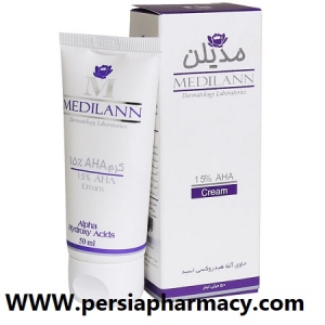 کرم AHA 15% حجم 50میلی لیتر مدیلن MEDILANN
