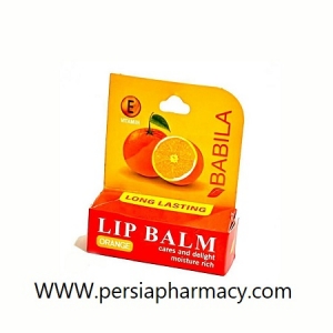 رژلب جامد نرم و براق کننده با طعم پرتقال 4 گرم بابیلا Babila