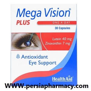 کپسول مگاویژن پلاس 30 عددی Mega Vision Plusهلث اید 