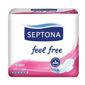 نوار بهداشتی سوپر مدل Feel Free سپتونا 8 عددی  SEPTONA