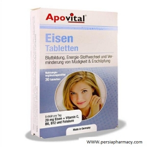 قرص آیزن آپوویتال 30عددی Apovital Eisen Tabletten