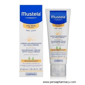 کرم تغذیه کننده صورت حاوی کلد کرم مناسب پوست خشک ۴۰ میلی لیتر موستلا MUSTELA