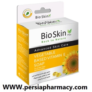 صابون جوان کننده ویتامین ای 100گرمی بایواسکین BioSkin