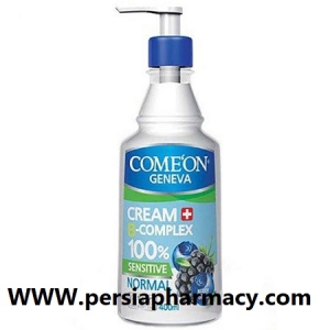کرم مرطوب کننده حاوی ب کمپلکس و عصاره توت 400 میلی لیتری کامان Comeon