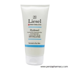 ژل شست و شوی آبرسان صورت هیدراسل مناسب پوست معمولی تا خشک 150 میلی لیتر لایسل LIESEL
