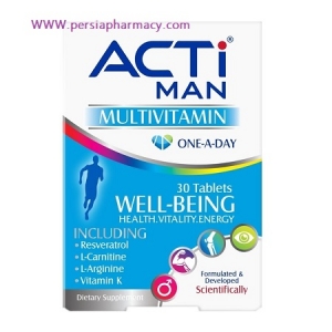 قرص اکتی من ابیان دارو 30 عدد Acti man