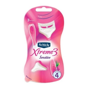 خودتراش بانوان شیک Schick مدل Xtreme3 بسته بندی 4 عددی