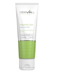 لوسیون سفت کننده بدن سروینا مناسب برای انواع پوست Lifting Body Lotion Servina