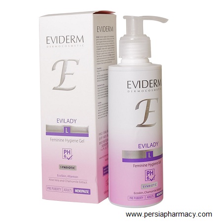ژل بهداشتی بانوان مناسب دوران یائسگی مدل اوی لیدی 150 میلی لیتر اویدرم EVIDERM