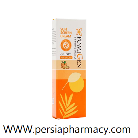 کرم ضد آفتاب رنگی روشن SPF 50 حجم 40 میلی لیتر فومیژن Fomigen