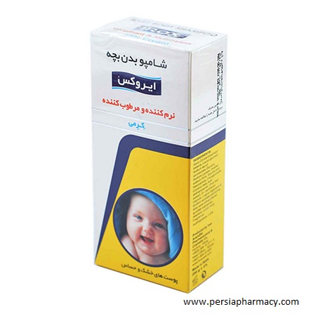 شامپو بدن بچه نرم کننده و مرطوب کننده کرمی مناسب پوست های خشک و حساس 200 گرم ایروکس IROX
