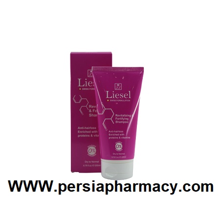 شامپو ضد ریزش و تقویت کننده مناسب موهای نرمال تا خشک 200 میلی لیتر لایسل Liesel