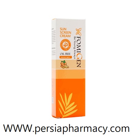 کرم ضد آفتاب بژ نرمال  SPF 50 حجم 40 میلی لیتر فومیژن Fomigen