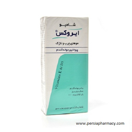 شامپو پروتِئین جوانه گندم مناسب موهای چرب و نازک 200میلی لیتر ایروکس IROX
