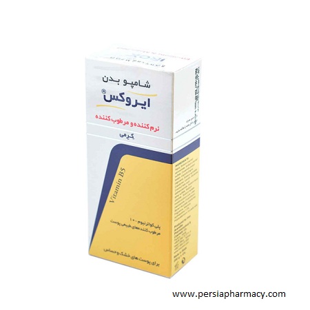 شامپو بدن نرم کننده و مرطوب کننده کرمی مناسب پوست خشک و حساس ایروکس IROX