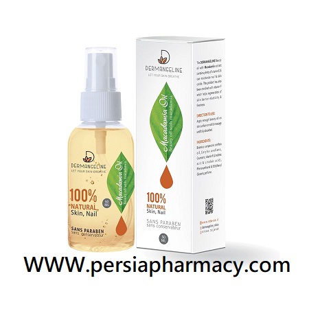 روغن ماکادمیا تقویت کننده پوست و ناخن درمنجلین Dermangeline