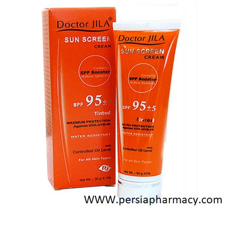 کرم ضدآفتاب باچربی کنترل شده  SPF95 رنگی دکترژیلا Doctor Jila
