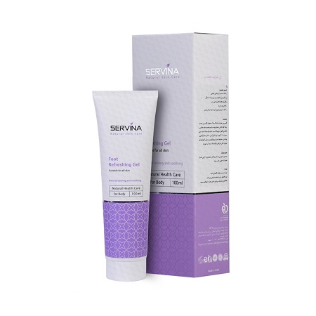 ژل طراوت دهنده پا سروینا Foot Refreshing Gel Servina 