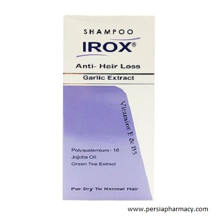 شامپو جلوگیری از ریزش مو عصاره سیر مخصوص موهای خشک تا معمولی 200 میلی لیتر ایروکس IROX