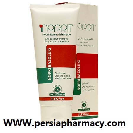 شامپو ضد شوره نوپری بازول جی نوپریت مناسب موهای چرب تا معمولی 200 میلی لیتری  نوپریت Noprit