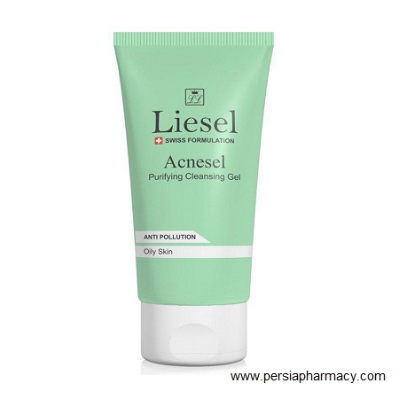 ژل شست و شوی صورت آکنه سل مناسب پوست چرب 150 میلی لیتر لایسل LIESEL