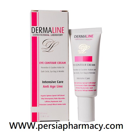 کرم دور چشم حجم 20 میلی لیتر درمالاین Dermaline