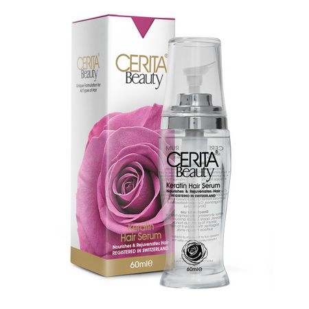 سرم تقویت کننده تار مو حاوی ویتامین E و کراتین 60 میلی لیتر سريتا CERITA 