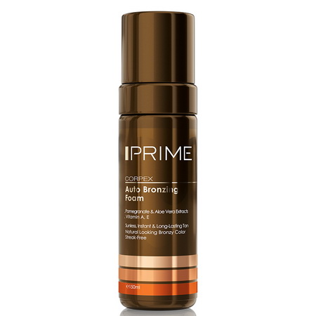 فوم برنزه کننده پریم سری CORPEX مناسب انواع پوست (صورت و بدن )  PRIME