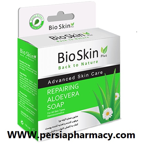 صابون ترمیم کننده ارگانیک آلوئه ورا 100گرمی بایواسکین BioSkin