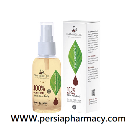 روغن بادام شیرین ضد ترک بدن و پا درمنجلین Dermangeline