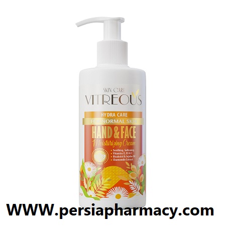 کرم مرطوب کننده پمپی حاوی روغن آرگان مخصوص پوست معمولی و مختلط 250 گرم ویتروس Vitreous